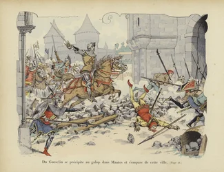 Bertrand du Guesclin prend la ville de Mantes, 1364